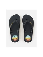 Plážové šľapky RIP CURL Wetty Fade Bloom Open Toe – čierne