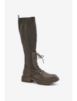 kozačky se svrškem z punčochy model 21679814 - Boto