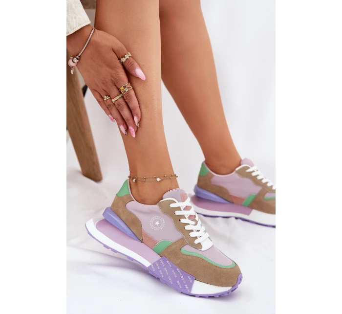 Semišové Dámské Tenisky Na Platformě Big Star model 21695289 HIPOLY SYSTEM Růžové - Big Star Shoes Semišové Dámské Tenisky Na Platformě Big Star model 21695289 HIPOLY SYSTEM Růžové - Big Star Shoes