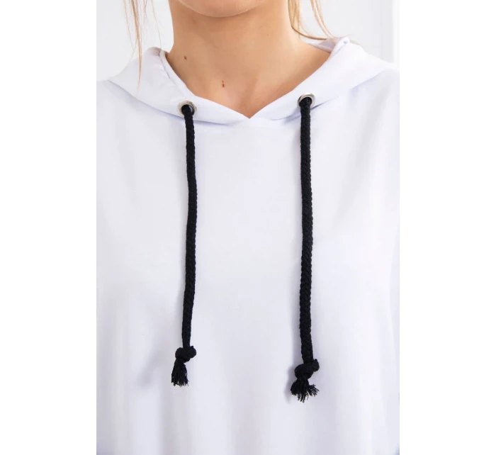 Šaty s kapucí bílé Šaty s kapucí bílé