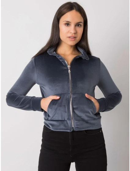 Mikina RV BL 7303.98P tmavo šedá