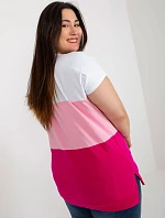 Blúzka RV BZ 8778.48 biele a ružové