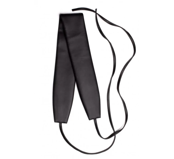 Dámsky opasok z umelej kože M636 čierny - MOE