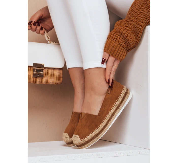 Dámské espadrilky camel Dstreet model 21962904 - FashionStreet