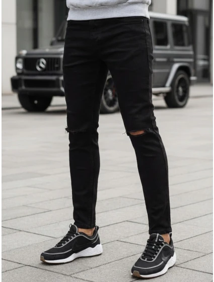 Pánské černé kalhoty Dstreet model 21966979 - FashionStreet