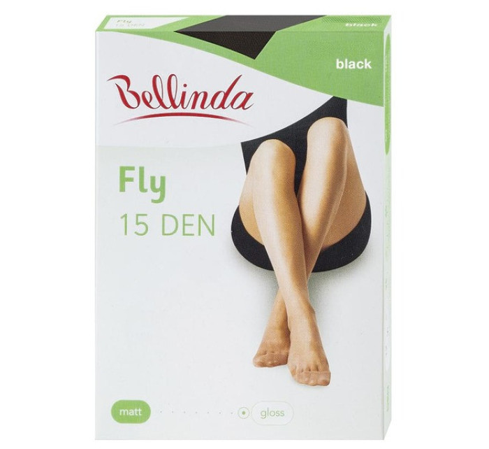 Jemné strečové pančuchové nohavice FLY Pantyhose 15 DEN - Bellinda - čierna
