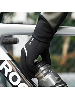 Rockbros nepremokavé cyklistické rukavice, veľkosť: L/XL - čierne