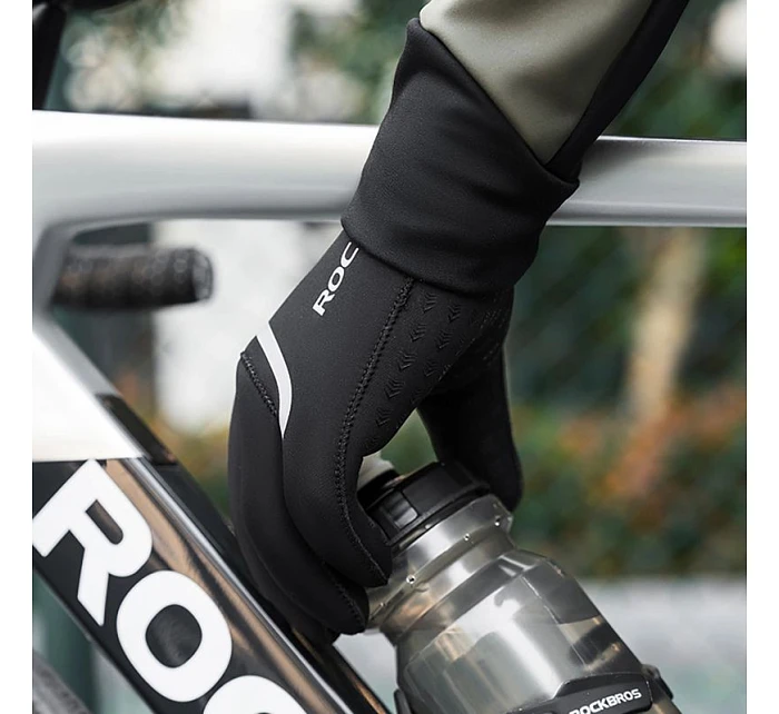 Cyklistické rukavice  velikost: L/XL černé model 22083570 - Hikvision