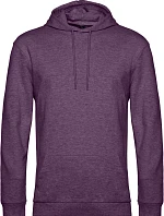 B&C #Hoodie Pánska mikina s kapucňou 01.U03W heather purple