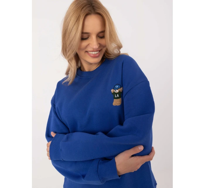 Blúzka CLM BL 1283.19X kobaltovo modrá