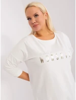 Bluzka RV BZ model 19465518 ecru - FPrice Bluzka RV BZ model 19465518 ecru - FPrice