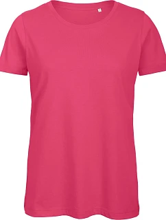 B&C Inspire T /women_° Dámske tričko s strihom Medium Fit z bio bavlny 01.TW43 fuchsiová