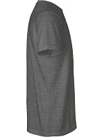 O Pánské bio tričko s ohrnutými rukávy dark heather model 22504517 - Neutral