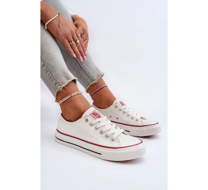 Nízké dámské tenisky Big Star model 21654837 Bílé - Big Star Shoes Nízké dámské tenisky Big Star model 21654837 Bílé - Big Star Shoes