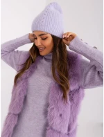 Czapka AT CZ model 18997519 jasny fioletowy - FPrice