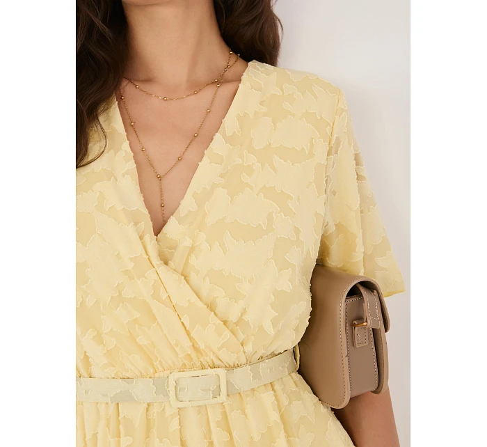 Šaty IT SK 22675.04 světle žluté Šaty IT SK 22675.04 světle žluté