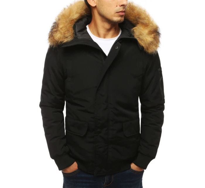 Pánska zimná bunda čierna FashionStreet TX3940