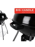 GUĽOVÝ ZÁHRADNÝ GRIL REX STEEL 46CM S POPOLNÍKOM