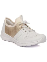 Pohodlná poltopánka Rieker W L3254-80 biela