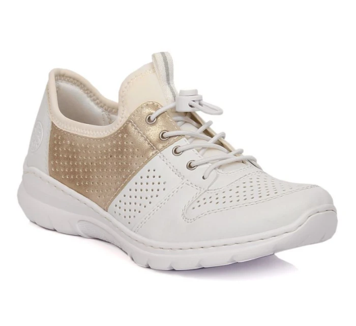 Pohodlná poltopánka Rieker W L3254-80 biela