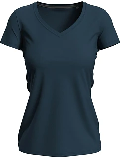 Vneck Women Dámské tričko s výstřihem do V blue model 22478427 - Stedman