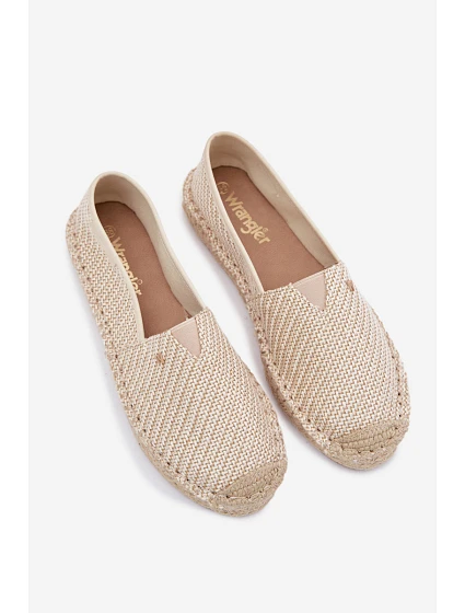 Dámské espadrilky model 22094851 světle béžové - Wrangler Dámské espadrilky model 22094851 světle béžové - Wrangler