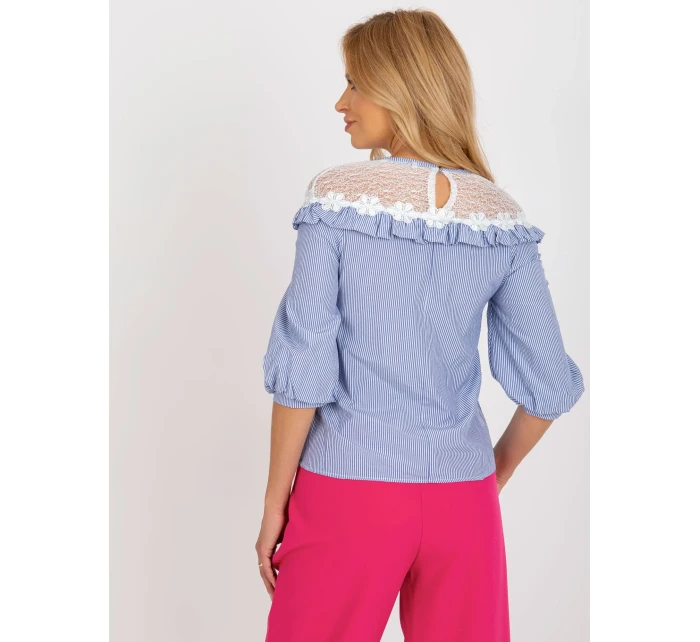 Bluzka LK BZ model 18605120 biało niebieski - FPrice