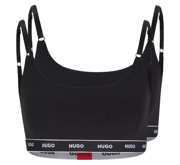 Dámska športová podprsenka BOSS s prúžkami 50469659-001 - HUGO Dámska športová podprsenka BOSS s prúžkami 50469659-001 - HUGO