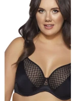 Dámská podprsenka 2103 model 20214214 black - Ava Dámská podprsenka 2103 model 20214214 black - Ava