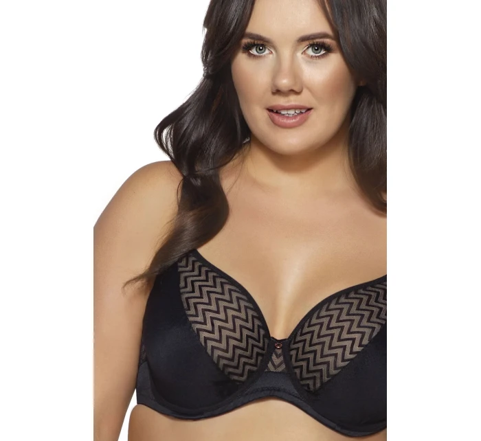 Dámská podprsenka 2103 model 20214214 black - Ava Dámská podprsenka 2103 model 20214214 black - Ava