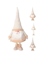 ZLATÉ MEDVEDE NA TELESKOPICKÝCH NOHÁCH 30X18X100CM ZLATÉ