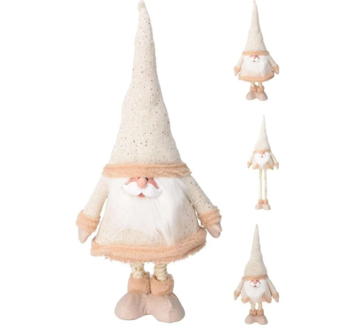 ZLATÉ MEDVEDE NA TELESKOPICKÝCH NOHÁCH 30X18X100CM ZLATÉ