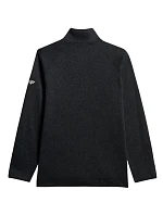 Pánsky fleece 4F M443 deep black melange 4FWSS26TFLEM443 20M