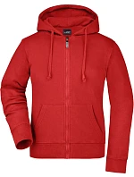 JN 53 Dámská mikina s kapucí model 22528546 red - Daiber