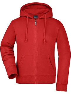 JN 53 Dámská mikina s kapucí model 22528546 red - Daiber