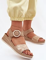 Dámské sandály Inblu RV000013 světle hnědé