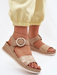 Dámské sandály Inblu RV000013 světle hnědé