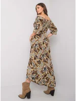 Šaty DHJ SK model 17614732 černá a béžová - FPrice Šaty DHJ SK model 17614732 černá a béžová - FPrice