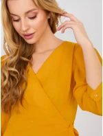 Šaty LK SK 508027.34P tmavo žltá