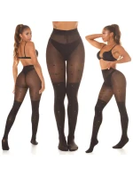 Dámske sexy pančuchy "Hearts" SH6718 čierne - In-StyleFashion Dámske sexy pančuchy "Hearts" SH6718 čierne - In-StyleFashion