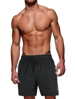 Pánske tmavosivé šortky FashionStreet SX2529