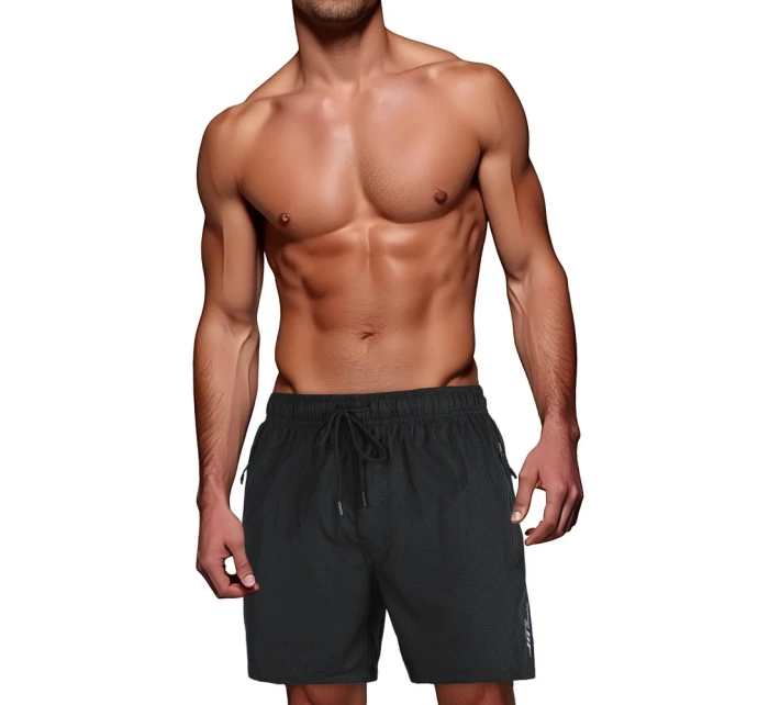 Pánske tmavosivé šortky FashionStreet SX2529