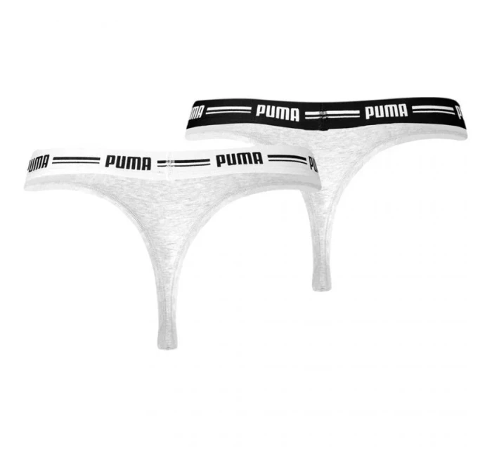 Dámská tanga String 2Pack model 16041689 05 šedá - Puma