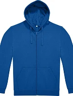 B&C ID.224 Zip Hood Unisex mikina s kapucňou 01.I224 kráľovská modrá