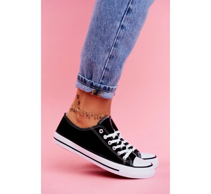 Dámské Klasické Tenisky Černé S model 21532070 - Boto Dámské Klasické Tenisky Černé S model 21532070 - Boto