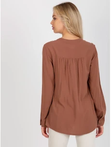 Blúzka D73761M11081A hnedá