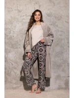 Župan One And model 20751422 Long Beige - Momenti Per Me Župan One And model 20751422 Long Beige - Momenti Per Me