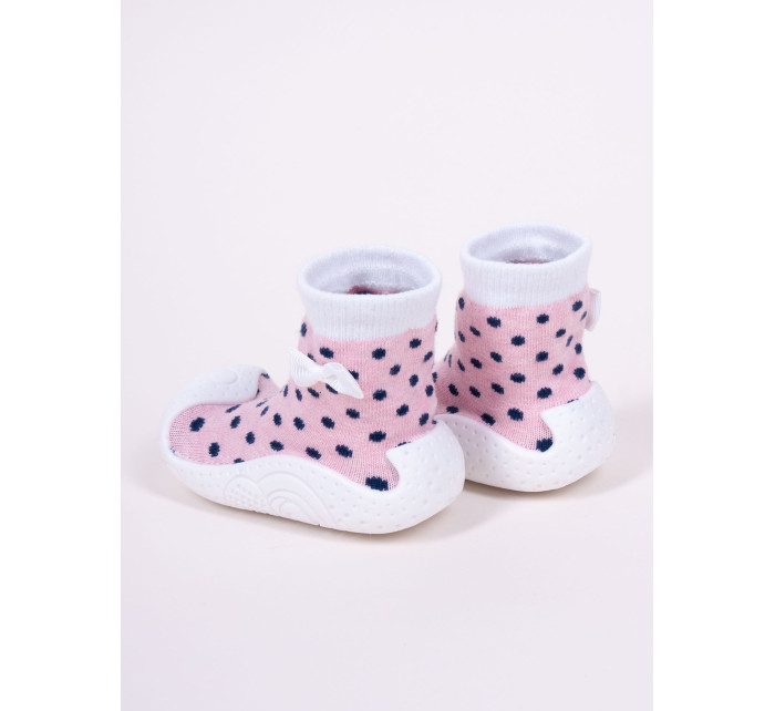 Dětské ponožky s podrážkou růžové model 16650103 - Yoclub