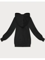 Čierna voľná klokanka s kapucňou S'West (B-11#)