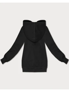 Černá volná klokaní mikina s kapucí model 21395681 - S'WEST